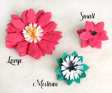 Recycled Ideas Favors plantable paper poinsettias in three sizes