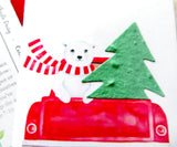 Recycled Ideas Favors winter greeting card with plantable paper
