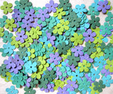 plantable paper peacock colors daisy confetti