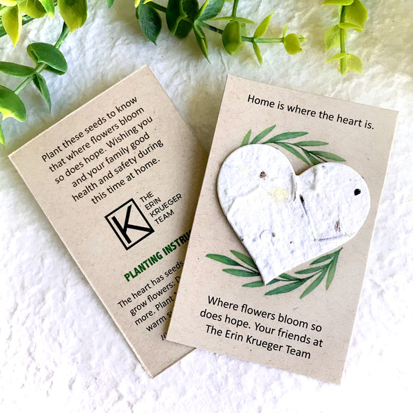 flower seed greeting cards 40+ Customizable Flower Seed Paper Business Cards