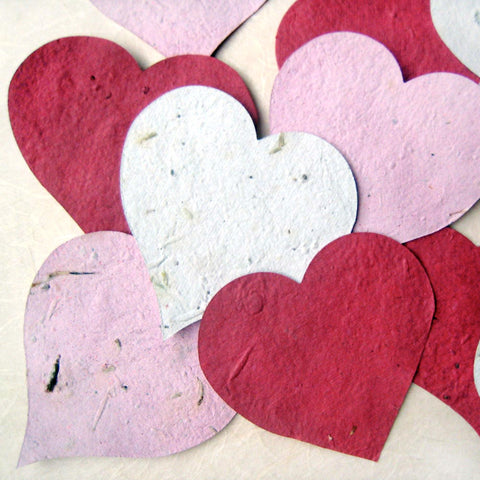 1,700 Plantable Paper Hearts Leaves with Herb Seeds