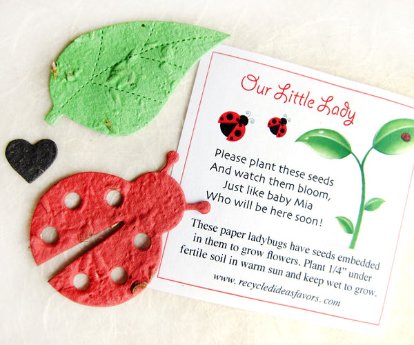Plantable Paper Bookmarks for Special Occasions – Recycled Ideas Favors