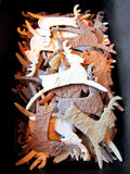 Recycled Ideas Favors plantable paper reindeer