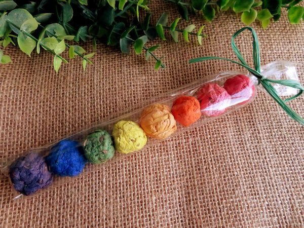seed ball kit rainbow garden Rainbow Seed Bombs Gift Pack – Recycled Ideas Favors