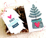 Get Hygge With Seed Paper - Winter Christmas Trees with Flower Seeds - Gift Box