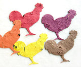 10+ Farm Birthday Party Favors - Plantable Flower Seed Paper Farm Animals Cows Rabbits Pigs Chicks