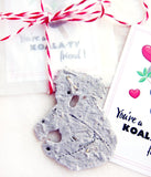 Recycled Ideas Favors plantable paper koala valentine 