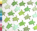Recycled Ideas Favors plantable seed paper confetti assorted greens turtles