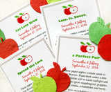 50 Confetti Apples Plantable Seed Paper