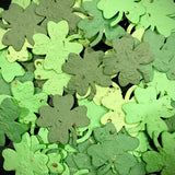 two inch green flower seed paper clovers