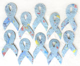 Recycled Ideas Favors plantable paper autism support ribbons