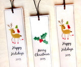 Recycled Ideas Favors plantable paper bookmark with vellum overlay