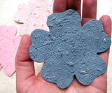 recycled ideas navy plantable seed paper flower