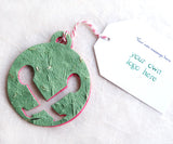Seed Paper Bells - supplies for DIY Plantable paper Christmas cards and tags