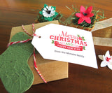 8 Christmas Seed Bomb Socks Stockings Stuffer - Option for custom printed tags / business cards