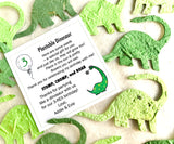 seed paper brontosaurus with card by Recycled Ideas Plantable Paper Walla Walla
