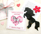 Recycled Ideas Favors plantable paper horse valentine