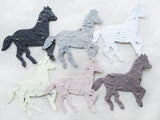 Recycled Ideas Favors plantable paper horses