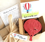 Plantable Paper Hot Air Balloons - Optional Gift Boxes and Cards