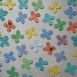 Hydrangea confetti seed paper coloful assortment  by recycled ideas plantable paper