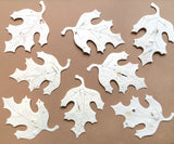 Recycled Ideas Favors plantable paper oak leaves in ivory