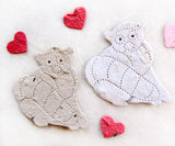 Recycled Ideas Favors plantable paper lemurs with mini hearts