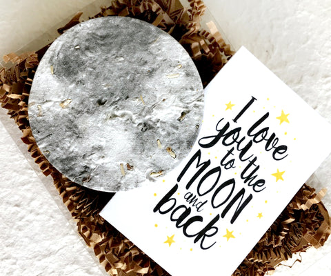 Love You to the Moon and Back - BFF Gift - First Anniversary Gift