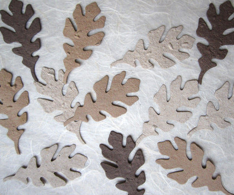 Seed Paper Leaves - with Option for Custom Printed Personalized Cards –  Recycled Ideas Favors
