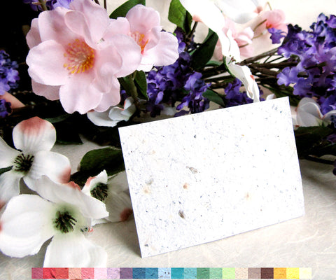 cards with flower seeds 24 Seed Paper Place Cards