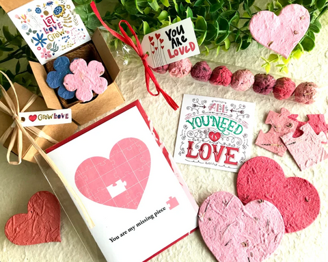 Plantable Seed Paper Love Cards 4pk - Heartwood Gifts