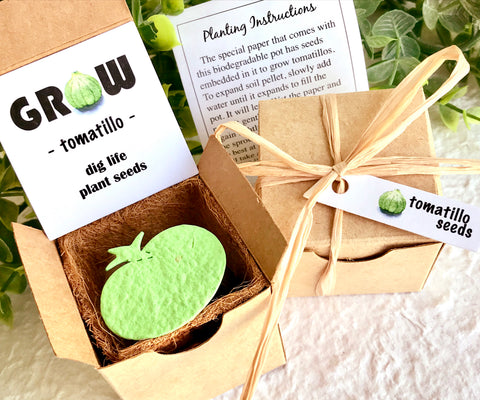 planting tomatillos from seed Tomatillo Seed Planting Kit – Recycled Ideas Favors