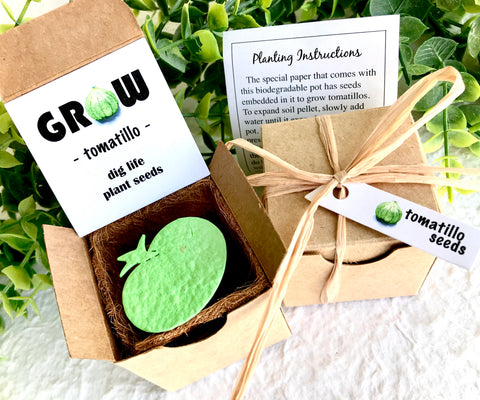 planting tomatillo seeds Tomatillo Seed Planting Kit – Recycled Ideas Favors