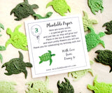 recycledideas plantable turtles confetti seed paper turtles