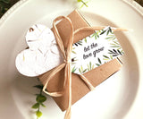 Plantable Let the Love Grow Flower Seed Wedding Favors