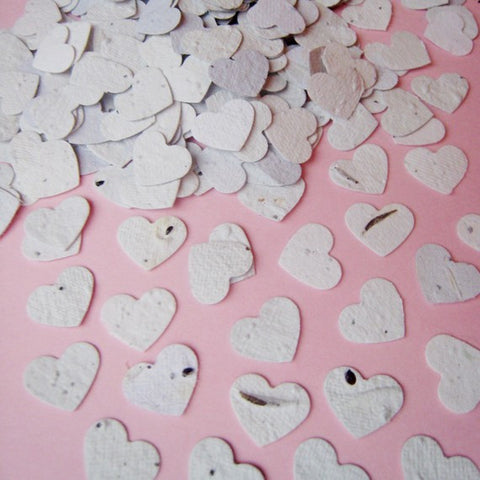 Seed Paper MINI Hearts - Plantable Flower Seed Paper