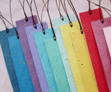 Recycled Ideas Favors plantable paper bookmarks