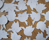 Recycled Ideas Favors plantable paper white doves