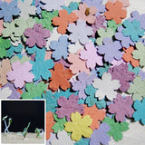 Recycled Ideas Favors plantable seed paper rainbow color cherry blossoms with sprouts from paper