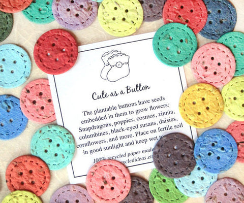 100 Assorted Colorful Buttons Bright Colors Mixed Sizes Craft