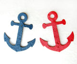 Recycled Ideas Favors plantable seed paper red and navy anchors
