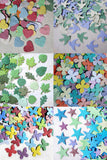 Recycled Ideas Favors plantable paper example shapes