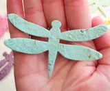 Recycled Ideas Favors plantable paper dragonfly