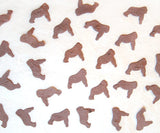 Recycled Ideas Favors plantable seed paper confetti brown gorillas