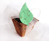 100 Seed Paper Birch Leaves - Plantable Wedding Favor Decor - Option for Plantable Pots and Cards